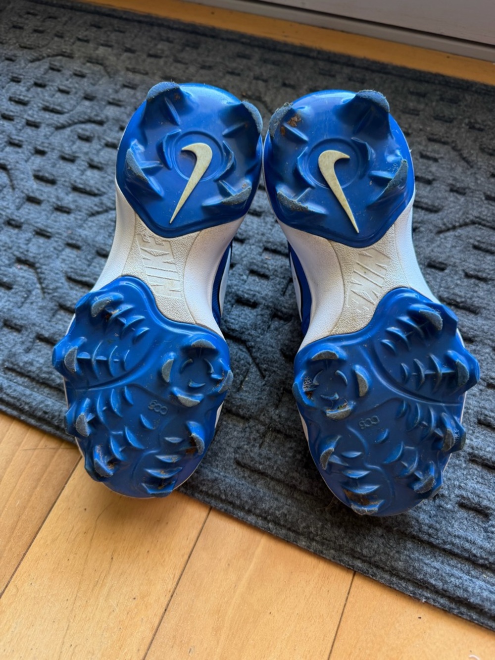Nike Kids' Blue Turf Baseball Cleats Trout 2.5 - Picture 3 of 4